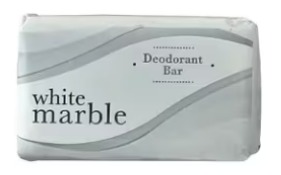 Dial Bar Hand Soap, 2.5 oz, Individually Wrapped, White Marble, 200 per Case