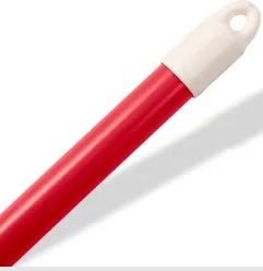 Red Fiberglass Mop Handle with 7.5-Inch Quick-Change Head – 1/Each