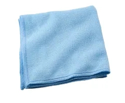 Victoria Bay Cleaning Cloth 16X16 IN Microfiber Blue Square 24/Pack