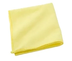 Victoria Bay 16X16 IN Microfiber Yellow Square Cleaning Cloth 24/Pack