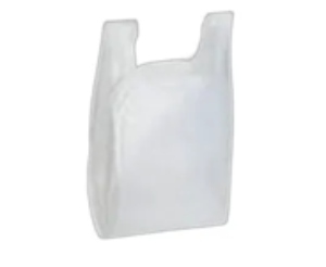 Bag 10x5x18 in 12mic white t-sack