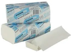 Folded Paper Towel 9x9.45 In 1ply Recycled Paper White Multifold Embossed