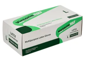 Gloves Large (Lg) Latex Disposable Powder-Free