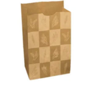 Bagcraft® ecocraft dubl wax® bag 9.68x5x3.12 in wax coated paper artisan with self-opening (sos) closure
