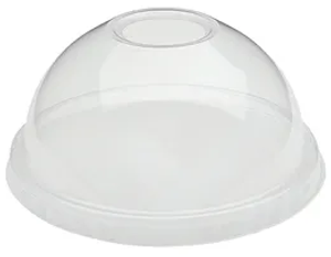 Lid Dome Plastic For Cup with Hole