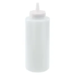 Squeeze Bottle 2.25x7 In 12 Oz Plastic Clear