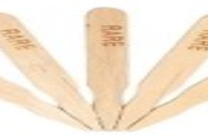 Rare wooden steak marker