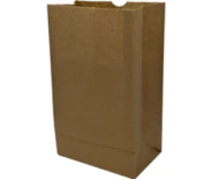 Bag 6.26x4.02x12.32 in paper #8 kraft