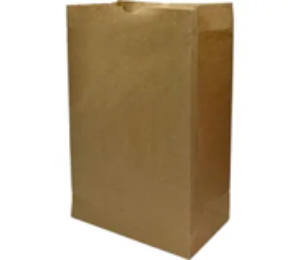 Bag 6.89x4.53x13.78 in paper #12 kraft