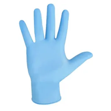 Food Service Gloves Medium (Med) Blue 3.5mil Nitrile Powder-Free General Purpose