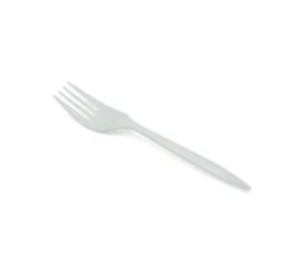Fork pp white medium weight individually wrapped