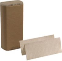 Folded Paper Towel 9.5 x 9 In 1ply Recycled Paper Kra Kraft Multifold Embossed