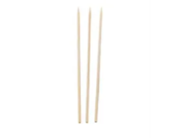 Shishkabob skewer 10 in bamboo round natural