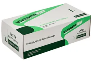 Gloves Large (Lg) Ivory (beige) Latex disposable  Powder-Free