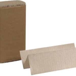 Folded Paper Towel 9.5 x 9 In 1ply Recycled Paper Kra Kraft Multifold Embossed