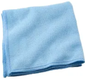 Cleaning Cloth 12x12 In Microfiber Blue Square