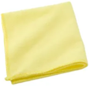 Cleaning Cloth 12x12 In Microfiber Yellow  Square